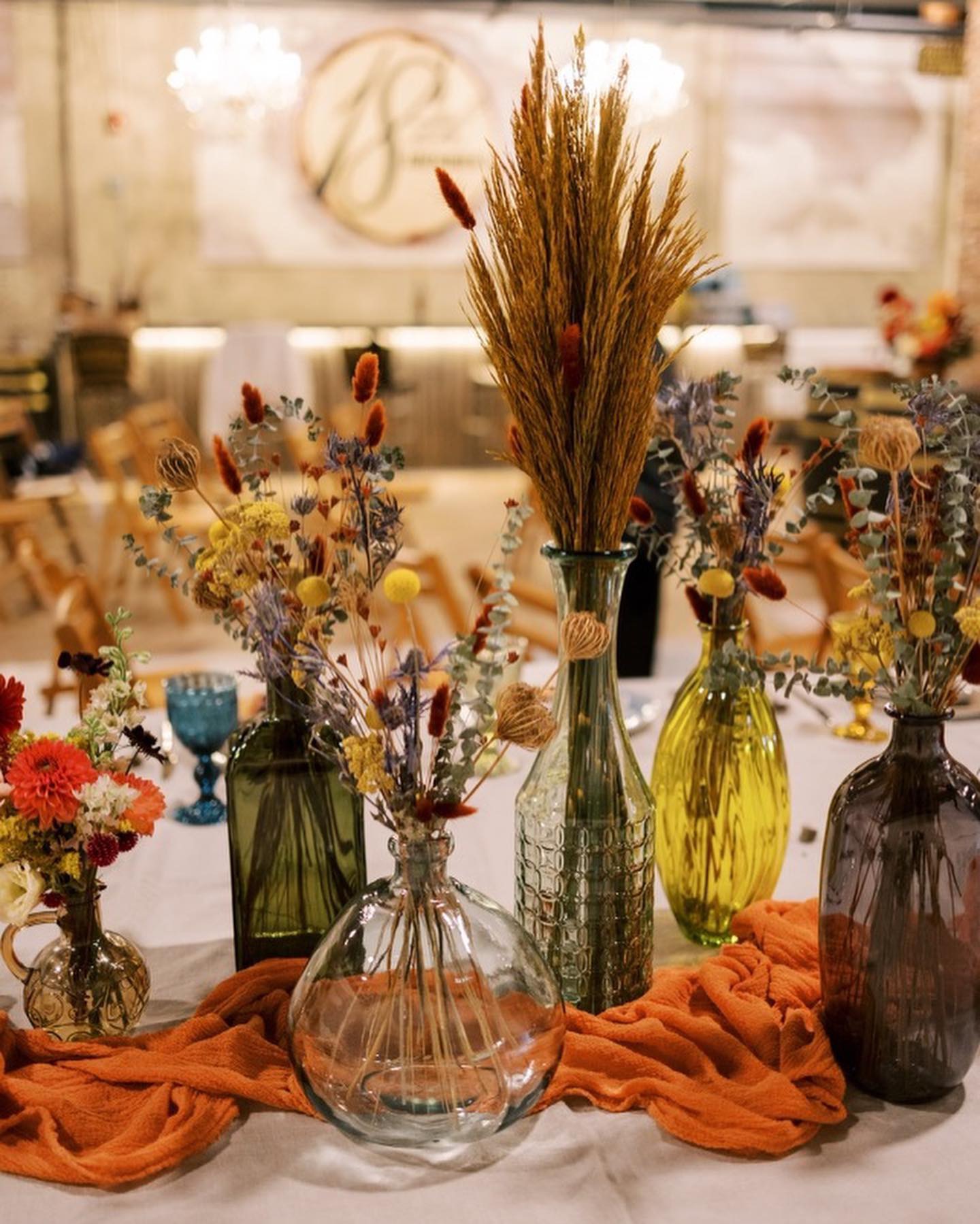 Floral details from an intimate wedding